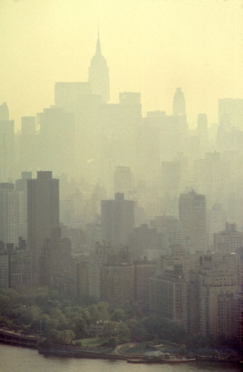 Smog in New York City, May 1973. Image: US Environmental Protection Agency.